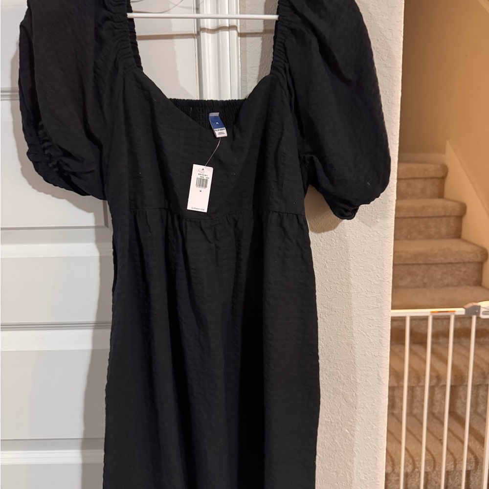 Old Navy Black Long Sleeve Dress